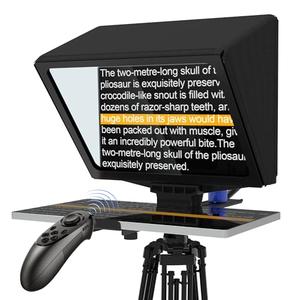 GEIMRSY 9.30-inch Aluminium teleprompter with 70/30 Split Glass for Mobile and Camera Shooting, Compatible with S-Telepromter app for iOS/Android