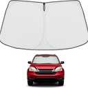 Proadsy 2025 Upgrade Windshield Sun Shade Custom Fit 2023-2024 2025 Honda CRV 4-Layer Foldable Front Sunshade Protector Sun Visor Blocks UV Rays Keep Car Cooler Accessories