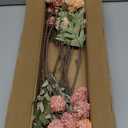 trytuny Fake Fall Flowers for Vase, Faux Silk Kiku Mums, Artificial Pom pom Floral Bouquets Indoor Centerpiece Office Coffee Table Boho Home Decorations (9, Mixed Orange)