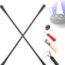2 PCS 34645 Tire Mount and Demount Iron with Tire Repair Tools Kit, Tire Changing Removal Tool for Cars/Trucks/Taxi/Tractor/Bus, Tire Replace Bar | 38 in x 4/5 in, Black