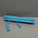 Lightweight Turquoise Blue Plastic Cane Walking Stick Hook Handle Cane