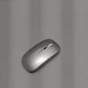 Wireless Bluetooth Mouse Rechargeable Laptop Mice with LED Lights Silent Slim Use(BT5.2 and 2.4G Portable USB Receiver)Dual Mode Computer Mouse for Laptop/iPad/Tablet/Apple/Computer/Mac(Silver)