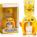 LUOZZY Mini Water Dispenser Toy for Kids - Cartoon Animal Water Machine Drinking Fountains Toys (Duck)