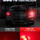 SNGL 2026 Upgraded 1157 LED Bulb Red for Brake Lights Tail Lights, 600% Brightness, Super Bright 1157A 2057 2357 7528 LED Replacement light Bulb for Tail Brake Parking Stop Lights, Pack of 2