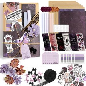 YOPPIX 6 Set Blind Date with Book Gift Bulk, About Dark Romance Theme Blind Book Date Gifts for Book Lover Readers Bookish Librarian Booklovers Club (NO Books Including)