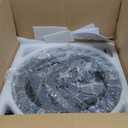 42" Dimmable Ceiling Fan with Light and Remote LED Crystal Chandelier Fan Retractable Invisible Fandeliers with Memory, 6 Speed, Timer Function, Black.