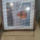 Wood 16x16 Picture Frame with 12x12 Mat Deep Brown, Display 12x12 with Mat or 16x16 without Mat, Wood 16 by 16 Photo Frame, 16 x 16 Frame for Wall Hanging Display, Deep Brown