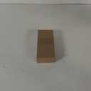 Wood Riser Small Decorative Tray Sink Soap Dish, Vanity Tray Pedestal Stand 8.7 x 3.6 inches (Dark Brown)