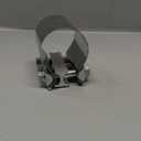 EVIL ENERGY 2.25 Inch Exhaust Clamp,2 1/4" Butt Joint Band Clamp Sleeve Coupler Stainless Steel for Pipes,Mufflers,Catalytic Converters 1PCS