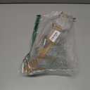 SAYONEYES Brushed Gold Wall Mounted Coat Rack – 15 Inch Stainless Steel Rail with 5 Double Coat Hooks for Entryway, Bathroom, Bedroom, Kitchen – Modern Gold Hook Rack for Coats, Hats, Towels(Bent)