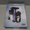 KDD RGB Headset Stand with 9 Light Modes - Controller Holder for Desk - Rotatable Headphone Stand & Detachable Controller Hook for PC Earphone Accessories(Black)