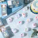 Soulchen 30 Sets Small Mini Christmas Positive Gifts for Coworkers Employee Bulk Xmas Pull Back Cars Toys Office Thank You Support Boxes Christmas Holiday Party Favors (Polar Bears)