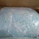 Sweetcrispy Mattress Topper King Size, Memory Foam, 3 Inch, Blue