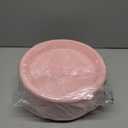 WELLIFE Pink Plastic Plates 10 Inch -150 Count for Party, Disposable Plastic Party Plates for Valentine's Day Easter Mother's Day Baby Shower Dinner Dessert Cake Light Pink