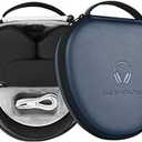 for Apple AirPods Max Case Accessory: WIWU AirPod Max Case with Sleep Mode | Airpod Max Accessories for Apple Headphones | Ultra-Slim Travel Carrying Case | Portable Storage Bag | Blue Empty Case