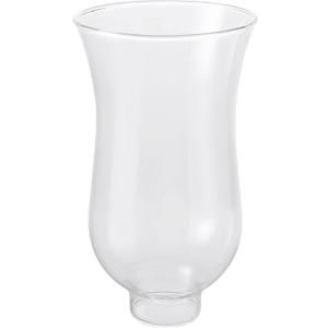 Aspen Creative Clear 23066-01 Flare Shaped Transitional Style Replacement Glass Shade, 1-1/2" Fitter Size, 6-3/4" high x 3-3/4" Diameter