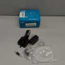 NICREW Nano Silent Aquarium Air Pump Black, Aquarium Aerator with Accessories for Up to 10 Gallon Fish Tank, Super Quiet, 0.3 L/min, 1.5 Watts