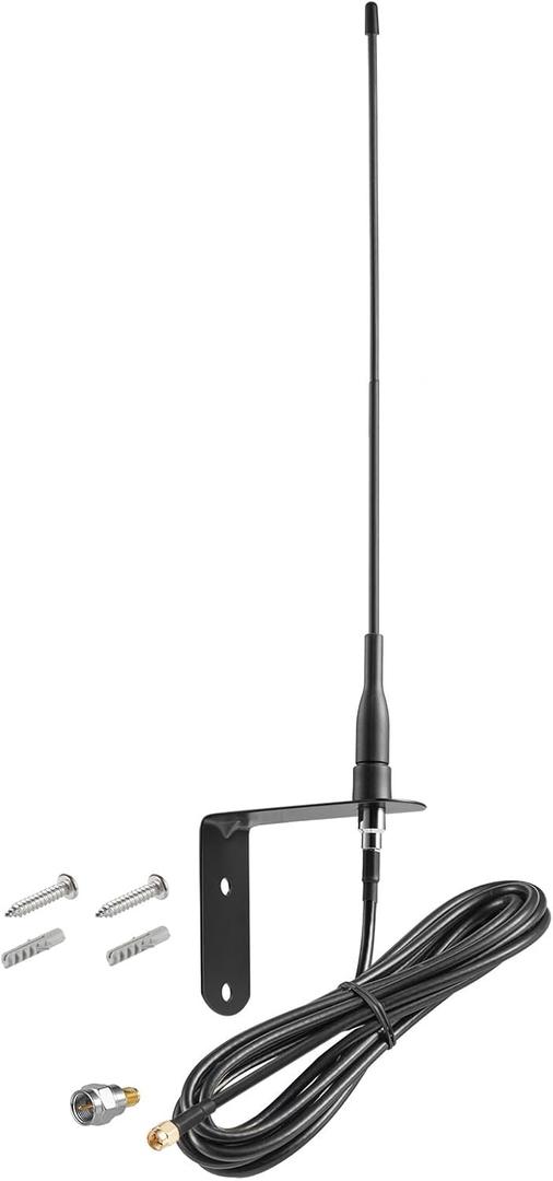 Extended Long Range 433Mhz 433.92MHz Flexible Whip Receiver Antenna for Remote GTO Mighty Mule LiftMaster Ghost Etc Smart Gate Door Opener Alarm System Signal Booster Distance up to 500 ft+, Eifagur