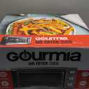 Gourmia Air Fryer Toaster Combo - 6-in-1 Multi-function Countertop Oven Adjustable Temperature & Timer, Fry Basket, Baking Pan, Oven Rack & Pullout Crumb Tray, Stainless Steel