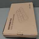 Kundalini Brownie Pan with Dividers Non-stick Rectangular Baking Pan with Built-in Slicer,it Can Make Brownie Bite,Cake,Fudges and Chocolate 12.4"x8"x2"(Champagne Gold)