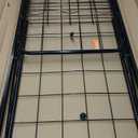 VEVOR Folding Shopping Cart, Jumbo Grocery Utility Cart with Double Baskets, 360 Swivel Wheels, 110 LBS Large Capacity Heavy Duty for Laundry, Shopping, Grocery, Luggage, Black