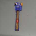 The Dodo Cork Dog Collar, Stripe, Size Large; Cork Material Collar for Dogs, Everyday Pet Apparel; Adjustable Snap Together, Pinch Release Buckle Collar (Blue)