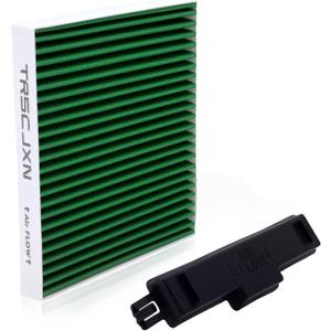 68406048AA Upgraded Activated Cabin Air Filter(Green)&Filter Access Door Fit for Dodge Ram 1500 2500 3500 4500 5500 2011-2020,for Avenger Journey Chrysler 200 Replaces# 68052292AA 68318365AA 5058693AA