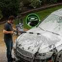 Pressure Washer, Power Washer with Foam Cannon High Pressure Washer for Cars, Fences, Patios, Decks, Patios and Driveway Powerwasher