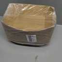 MotBach 100 Pack 3lb Kraft Paper Food Trays, Heavy-Duty Paper Food Boat Disposable Serving Basket Tray for French Fries Nachos Snack Hot Dog Taco BBQ Popcorn Party Picnic Wedding Party (Brown)