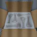 Hewory Glass Bud Vase Set of 12 Small Vases for Flowers, Clear Bud Vases in Bulk, Cute Glass Vases for Centerpieces, Mini Floral Vase for Wedding, Events, Home Decor, Table Centerpiece