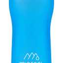 Magnesium Upgrade Alkaline Ion Mineral Water Bottle- 99.9% Pure Natural pH Water BPA Free Tritan Tumbler Coffee Sport Travel Office Outdoor Activities 500ml/16.90Oz (AQUA)