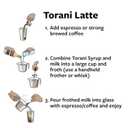 Torani Sugar Free Syrup, Lavender, Flavored Syrup for Drinks, 25.4 Fl Oz (Pack of 4)