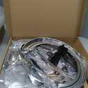 VEISUTOR Front Brake Rotor Covers LED Light for Gold Wing GL1800, Front Brake Disc Rotor Covers with Amber LED Ring Light for Honda Goldwing GL1800 20182024 Accessories