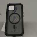 jaroco Magnetic for iPhone 14 Case, [Compatible with MagSafe][Military Grade Drop Protection][Heavy Duty Protection][Non-Slip][Shockproof] 2-Layer Durable Bumper Phone Case 6.1''-Black