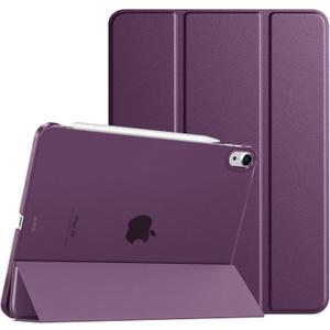 TiMOVO for iPad Air 11 Inch Case (M3/M2-2025/2024), iPad Air 5th Generation 2022/4th Gen 2020 10.9 Inch, Slim Hard Translucent Back Cover, Support Auto Wake/Sleep, Dark Purple
