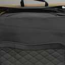 Aierxuan 5 Car Seat Covers Full Set Waterproof Leather Universal Fit for Kia Soul Sorento Hyundai Elantra Civic Jeep Wrangler Santa Fe Tucson Ford Explorer Edge Lexus (Full Set, Black)