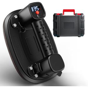 Electric Suction Cups for Glass Heavy Duty,8h/4500mAh Electric Vacuum Suction Cup for Tile,Max Load 660lbs Power Tile Suction Cup Tool,Suction Cup Lifter for Floor Wood Granite Glass