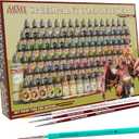 The Army Painter, Speedpaint 2.0 Complete Set Combo, 90 x 18 ml Acrylic Contrast Model Paint, 4 Brushes & 1 Paint Palette For Miniature Painting, Dnd & Warhammer