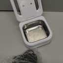 FSA HSA Eligible | 2-in-1 Ultrasonic & U-V Dental Cleaner, 42kHz Deep Cleaning Machine with Digital Timer, 180ml Pod for Retainers, Aligners, Mouth Guards | Viewing Port (White)