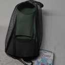 Gintenco Swim Fins, Kids Swim Training Fins for Lap Swimming, Travel Size Flippers with Mesh Bag, Silicone Swimming Fins for Kids Teens Adults Women Men (L(US Men 6-7.5/ US Women 7-8.5), GreenGrey)