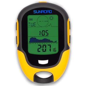 Barometer Altimeter Compass LCD Digital Thermometer Watches-Hygrometer Weather Forecast Hand-Hold Hiking Flashlight Altimeter