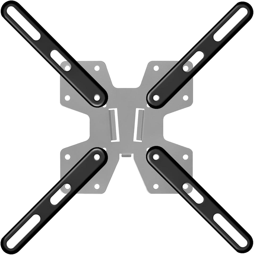 PUTORSEN VESA Adapter Mount Bracket Kit for Screens 32 to 55 inch LCD LED TV, TV Mount Adapter Bracket Upgrade Mounting Holes up to 400x400 mm, Black