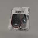 Vitodeco Leather Smart Key Fob Case Cover Protector Compatible for Infiniti QX50, QX55, QX60, Q50 (2018-2026 Models) - 5-Button, Black/Red