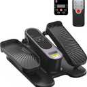 Under Desk Elliptical Machine for Senior Mini Elliptical Leg Exerciser with Remote Quiet Portable Electric Seated Foot Pedal Exerciser for Home Office