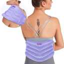 REVIX Microwave Heating Pad for Back with Moist Heat, Extra Large Microwavable Heated Wrap for Lumbar, Waist, Stomach, Shoulder and Neck Hot or Cold Pack, Reusable, Portable