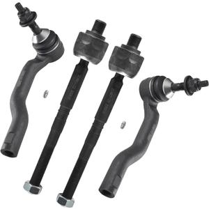 ASTARPRO 4pcs Front Tie Rod Ends Inner and Outer Complete Kit Compatible with 2013-2023 Ford Edge Fusion Lincoln Continental MKX MKZ