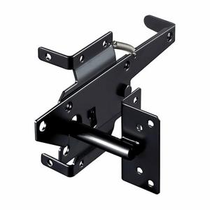 skysen Carbon Steel Vinyl Wood Fence Post Mount Gate Latch(2066-cs-p)
