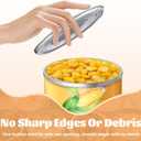 Electric Can Opener,USB Rechargeable Can Opener,One-Touch Cordless Can Opener,Smooth Edge,Hands Free,Food Safety,Kitchen Gadget Battery Operated,Automatic Can Openers for Seniors