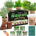 Meekear 5 Herb Indoor Starter Kit, Complete Planting Set for Kitchen Herb Garden DIY & Gift