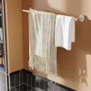 Brushed Grey Towel Bar, 22 Inch 304 Stainless Steel Towel Rack Bathroom, Towel Holder Brushed Grey Wall Mount, Total Length 24 Inch